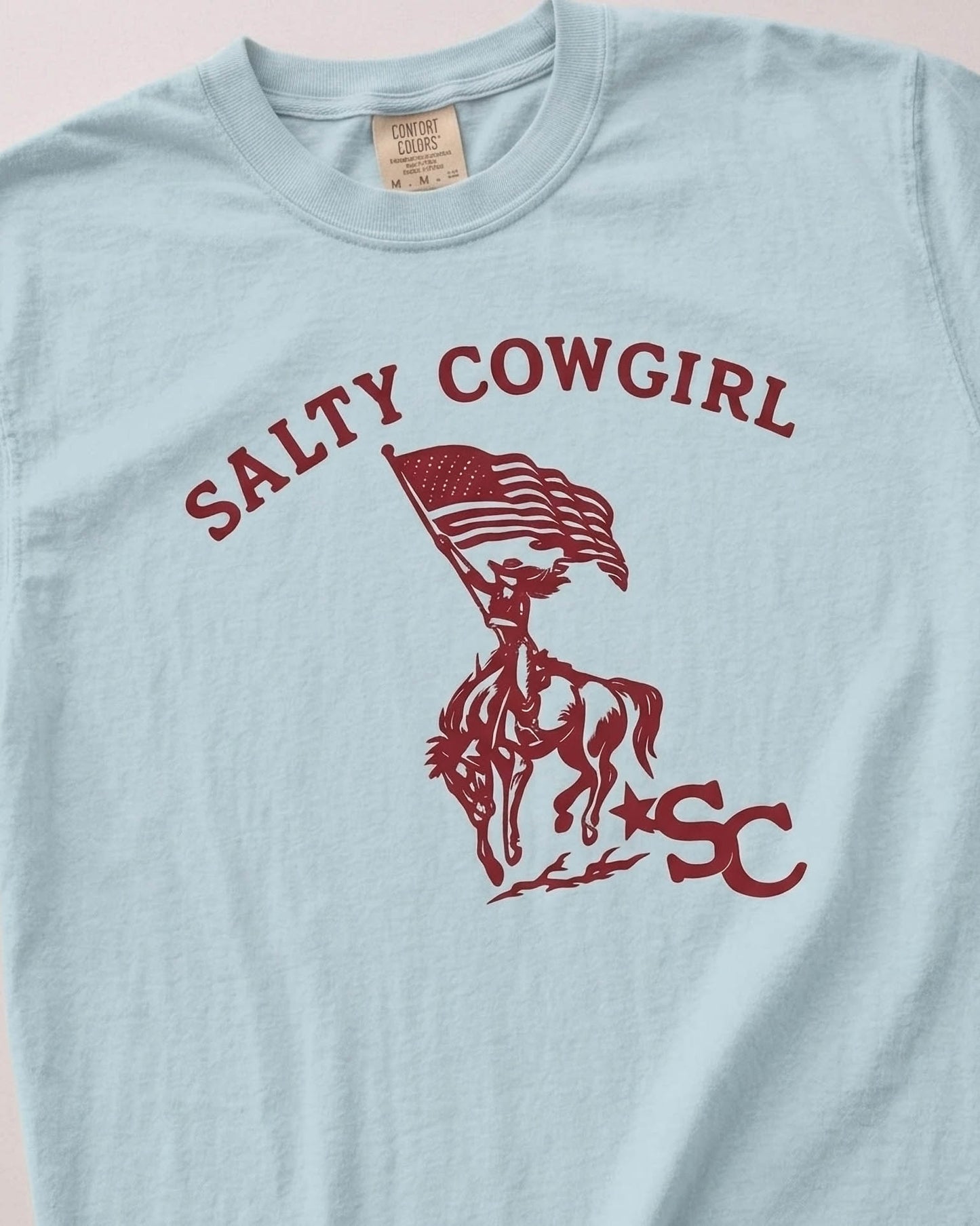 salty cowgirl coffee tshirt