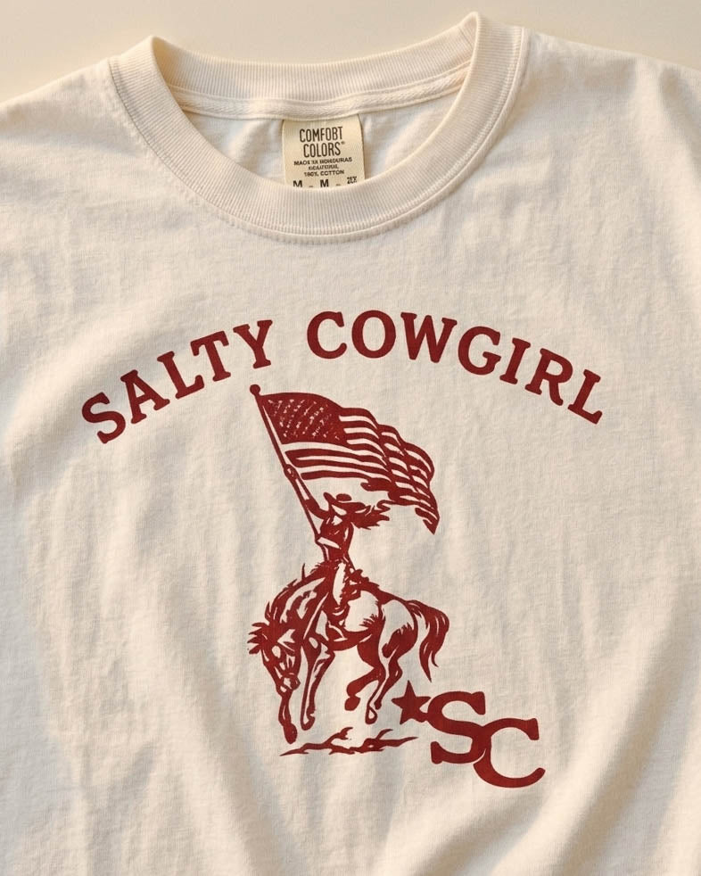 salty cowgirl coffee tshirt