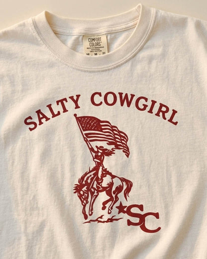 salty cowgirl coffee tshirt
